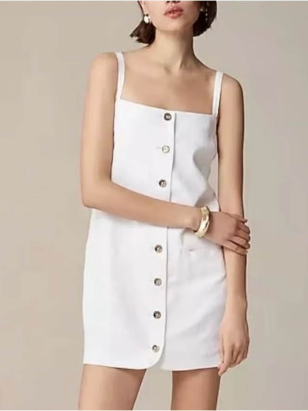 J Crew Claudia Linen Dress  - Size Medium